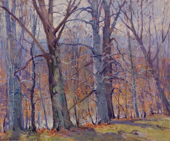 Appraisal: EMILE ALBERT GRUPPE American - Along the Creek oil on