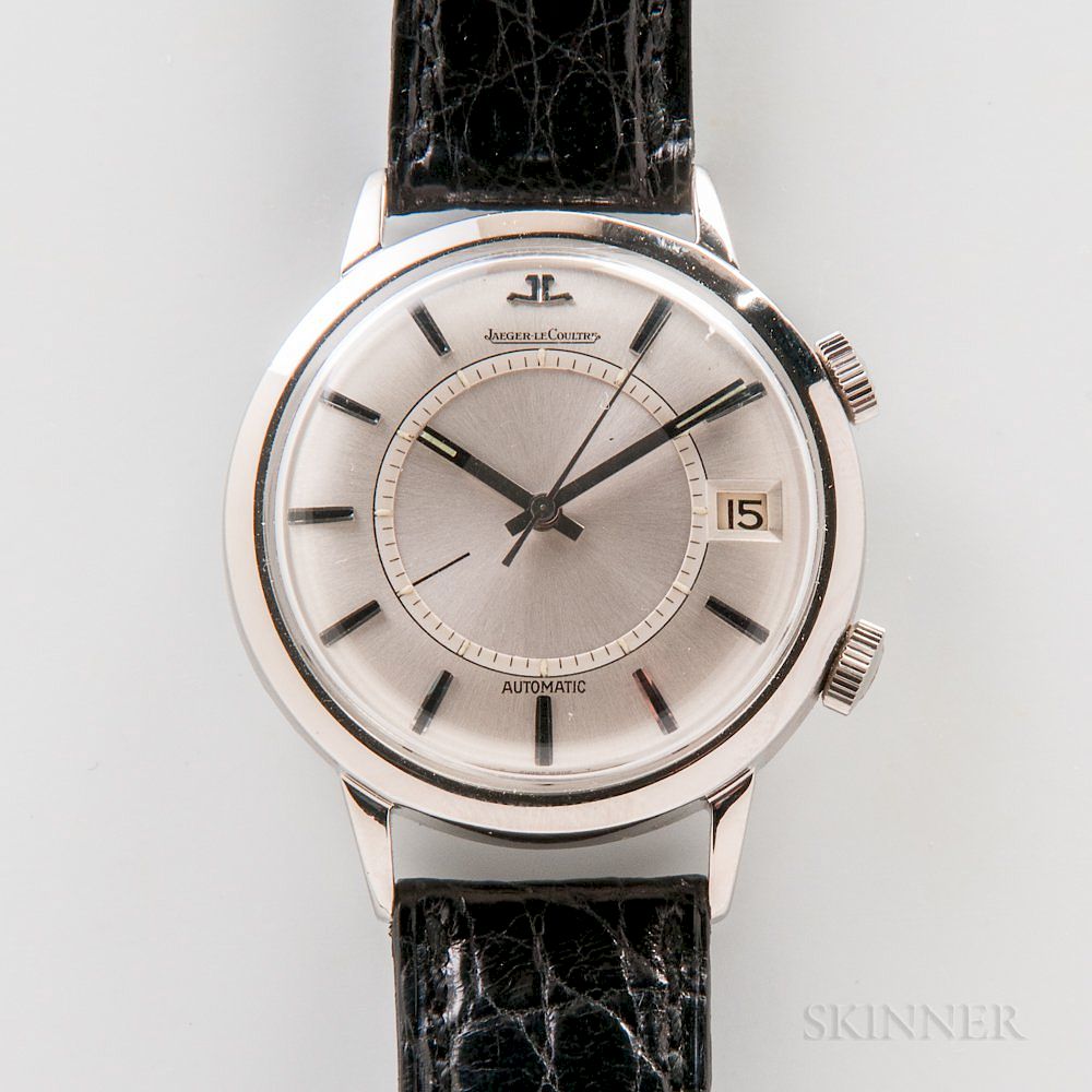 Appraisal: Jaeger LeCoultre Automatic Memovox Wristwatch Jaeger LeCoultre Automatic Memovox Wristwatch