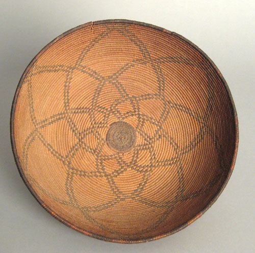 Appraisal: Apache coiled basketry bowl ca h dia