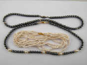 Appraisal: A fresh water pearl necklace approx cm long together with