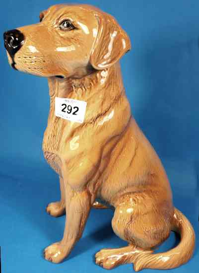 Appraisal: Beswick Large Fireside Golden Labrador small underglazed firing crack Model