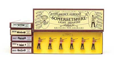 Appraisal: Britains - Special Collectors Edition Sets comprising Set - Worcestershire