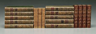 Appraisal: leather bound books set of ten Moor s Poetical Works