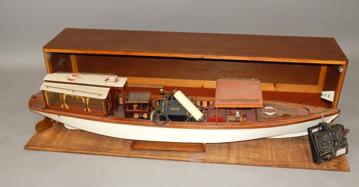 Appraisal: A rare Edwardian Windermere type Demelza steam launch boat with