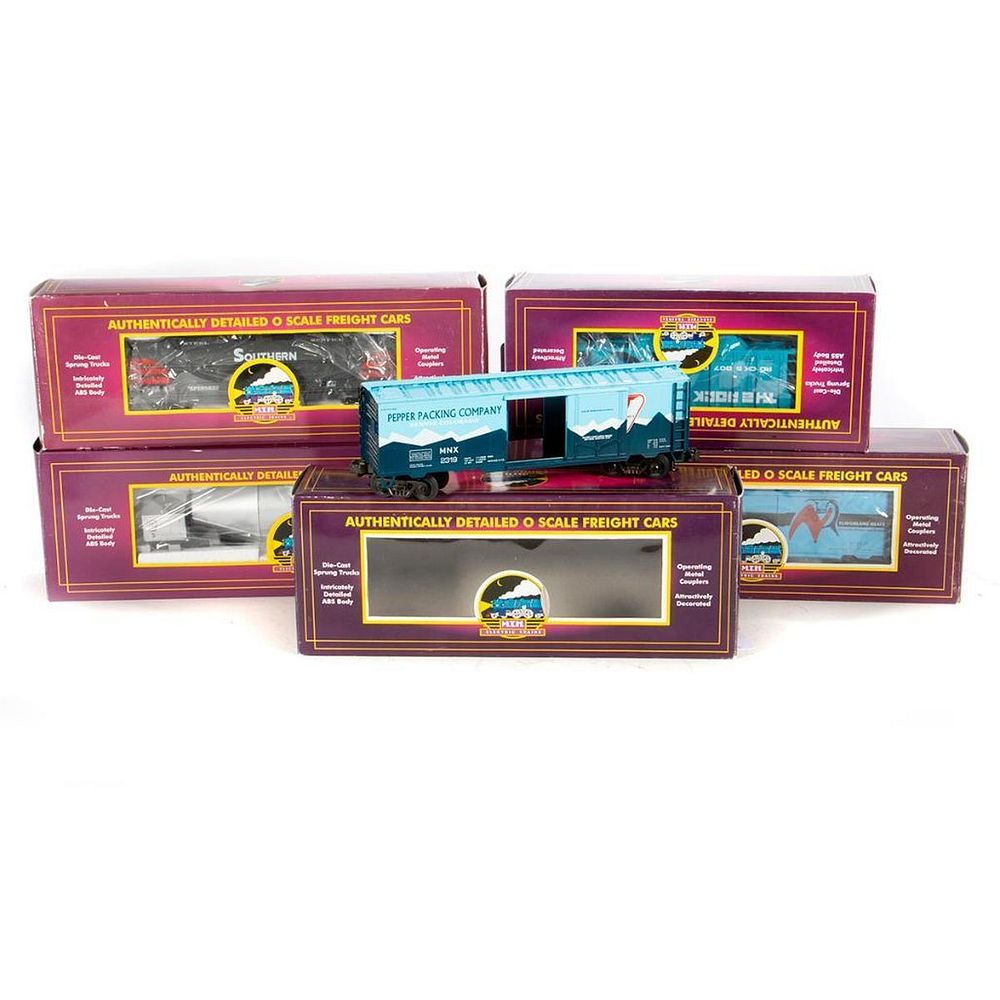 Appraisal: O Gauge MTH Freight Cars - Boston Maine Caboose MT