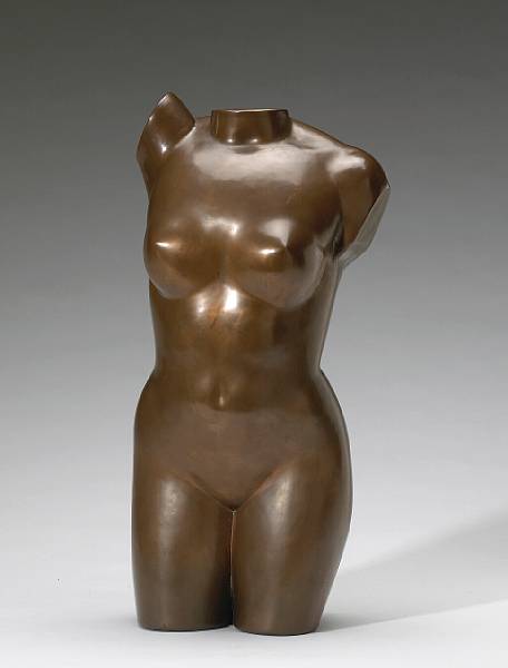 Appraisal: Beniamino Benevenuto Bufano Italian American - Torso unique work copper