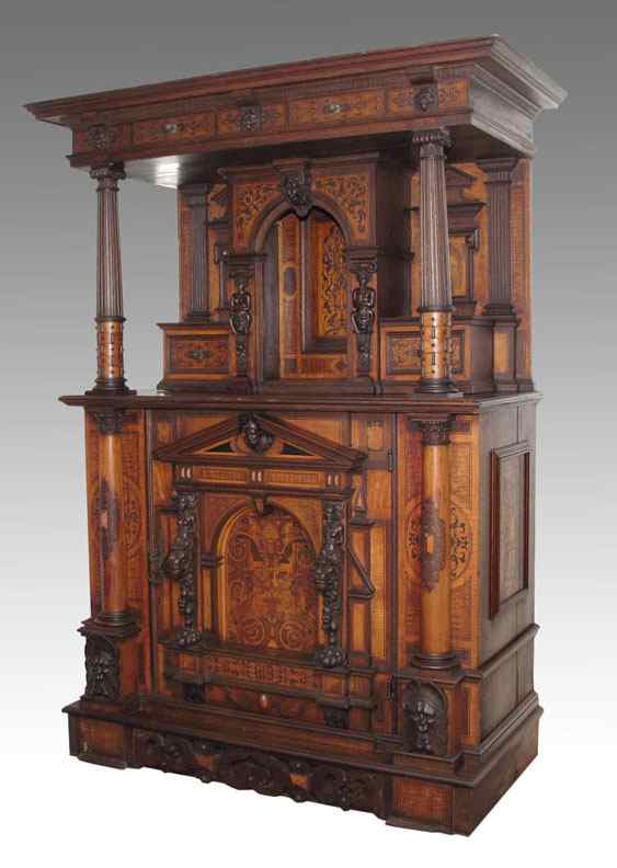 Appraisal: TH CENTURY GERMAN AUSTRIAN CUPBOARD Extremely well carved and profusely