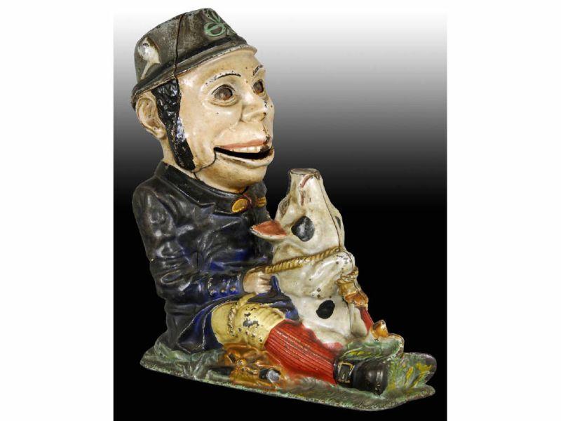 Appraisal: Paddy Pig Cast Iron Mechanical Bank Description Manufactured by J