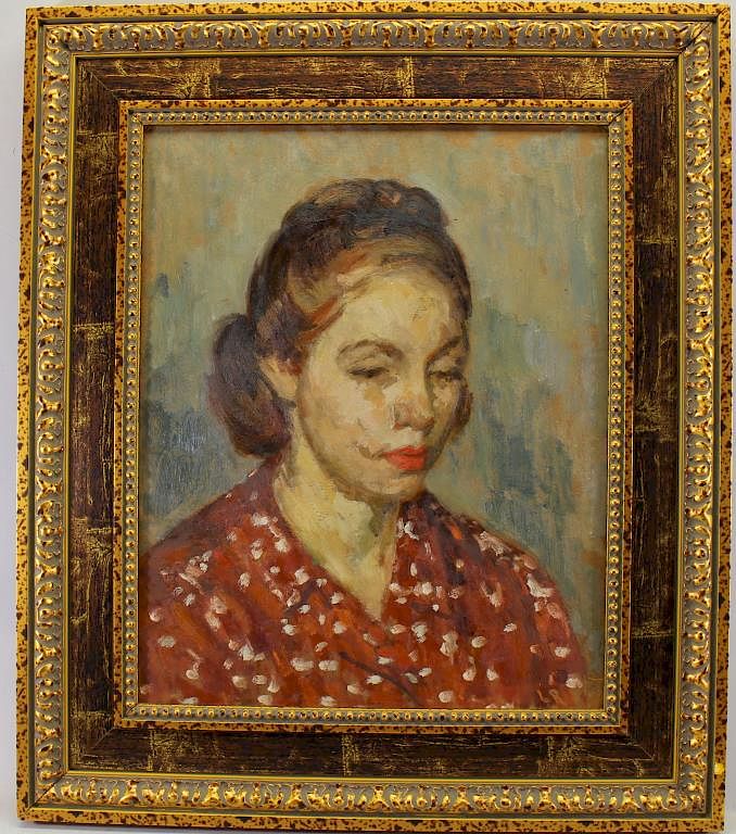 Appraisal: Louis Ritman - Louis Ritman - Portrait Head Study Initialed