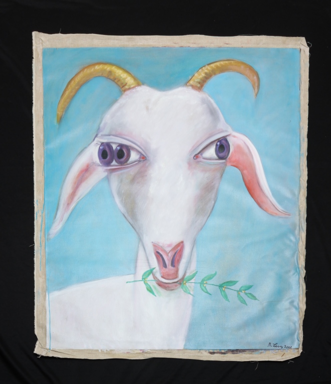 Appraisal: GOAT BY BENJAMIN LEVY Israel New York City b Oil