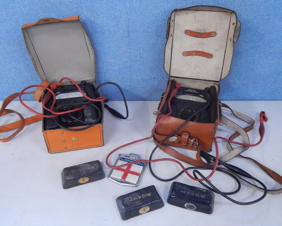 Appraisal: Two British Rail Signal Engineering Department meters both in original