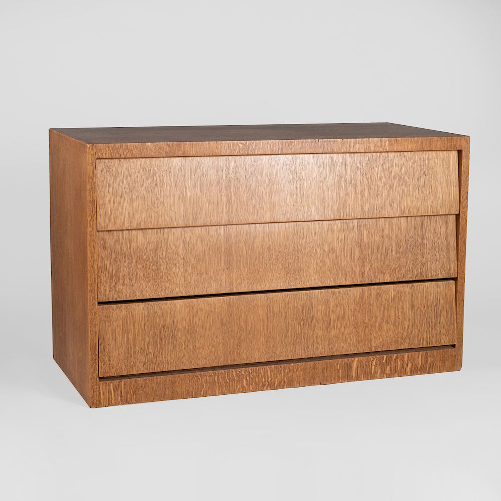 Appraisal: Modern Cerused Oak Chest of Drawers x x in Condition