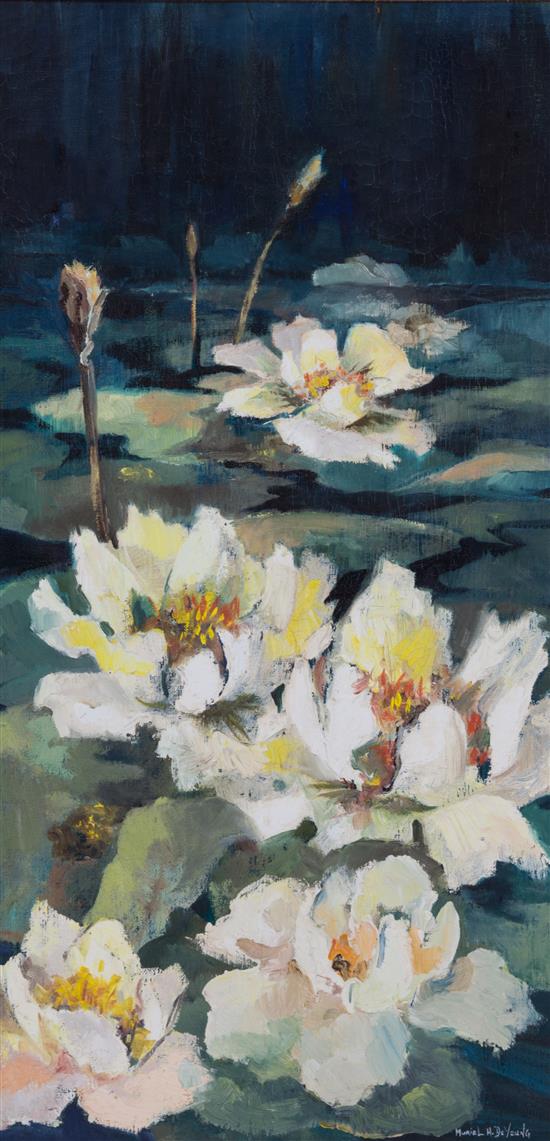 Appraisal: Sale Lot Muriel De Young American th Century Water Lillies