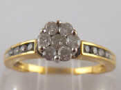 Appraisal: A yellow metal tests carat gold diamond ring estimated total