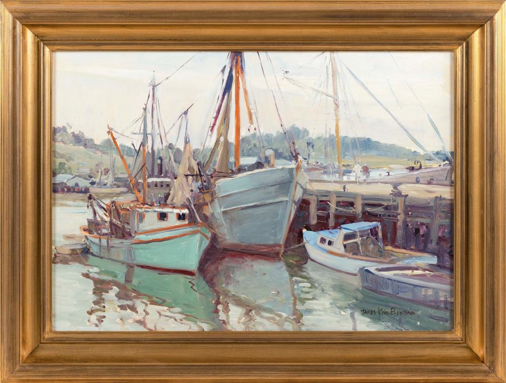 Appraisal: JAMES KING BONNAR MASSACHUSETTS - ROCKY NECK GLOUCESTER MA OIL