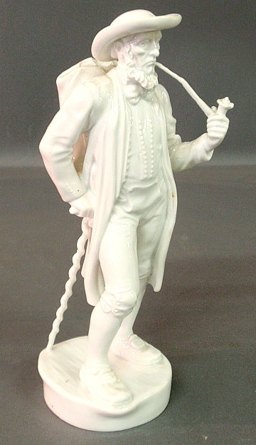 Appraisal: - Furstenberg white porcelain figure of a Black Forest man