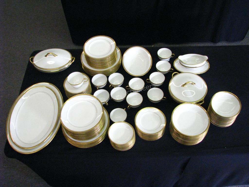 Appraisal: Gerard Dufraisseix Abbot China Service for Twelve pieces total including