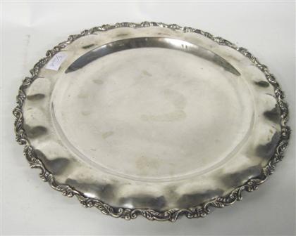 Appraisal: Mexican sterling silver trayfirst half th century