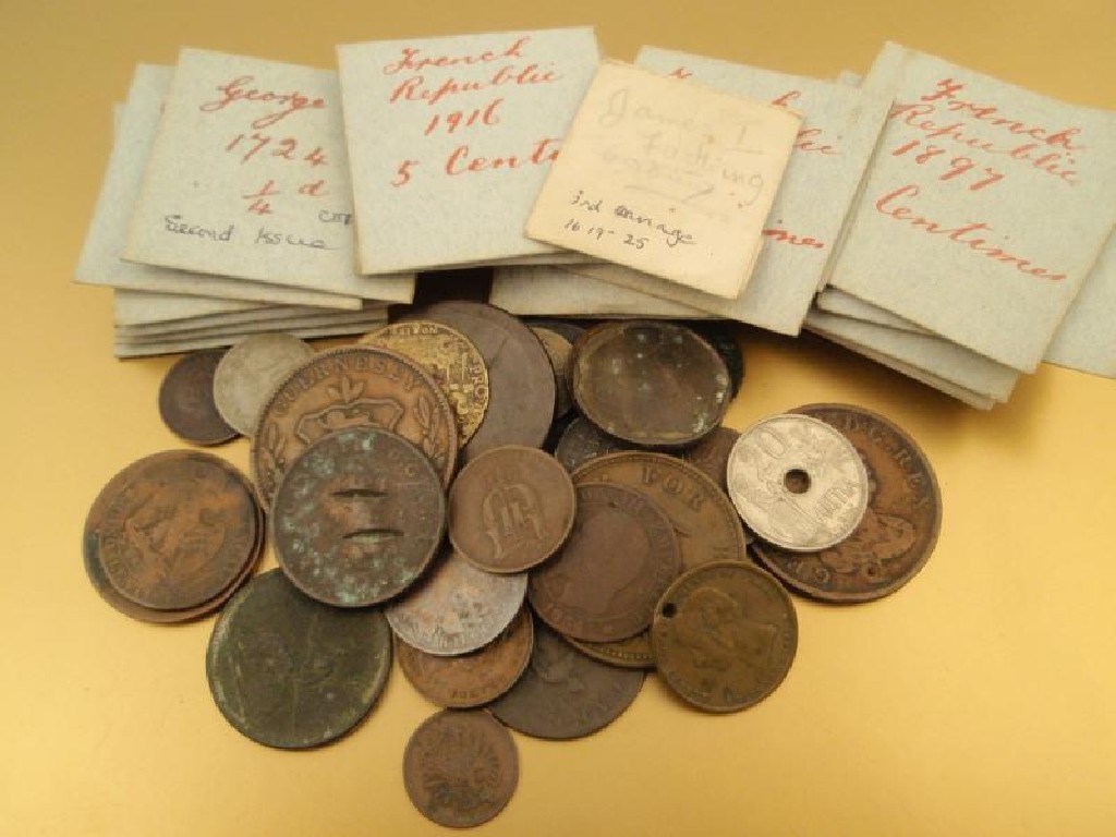 Appraisal: Assorted English coinage including a d