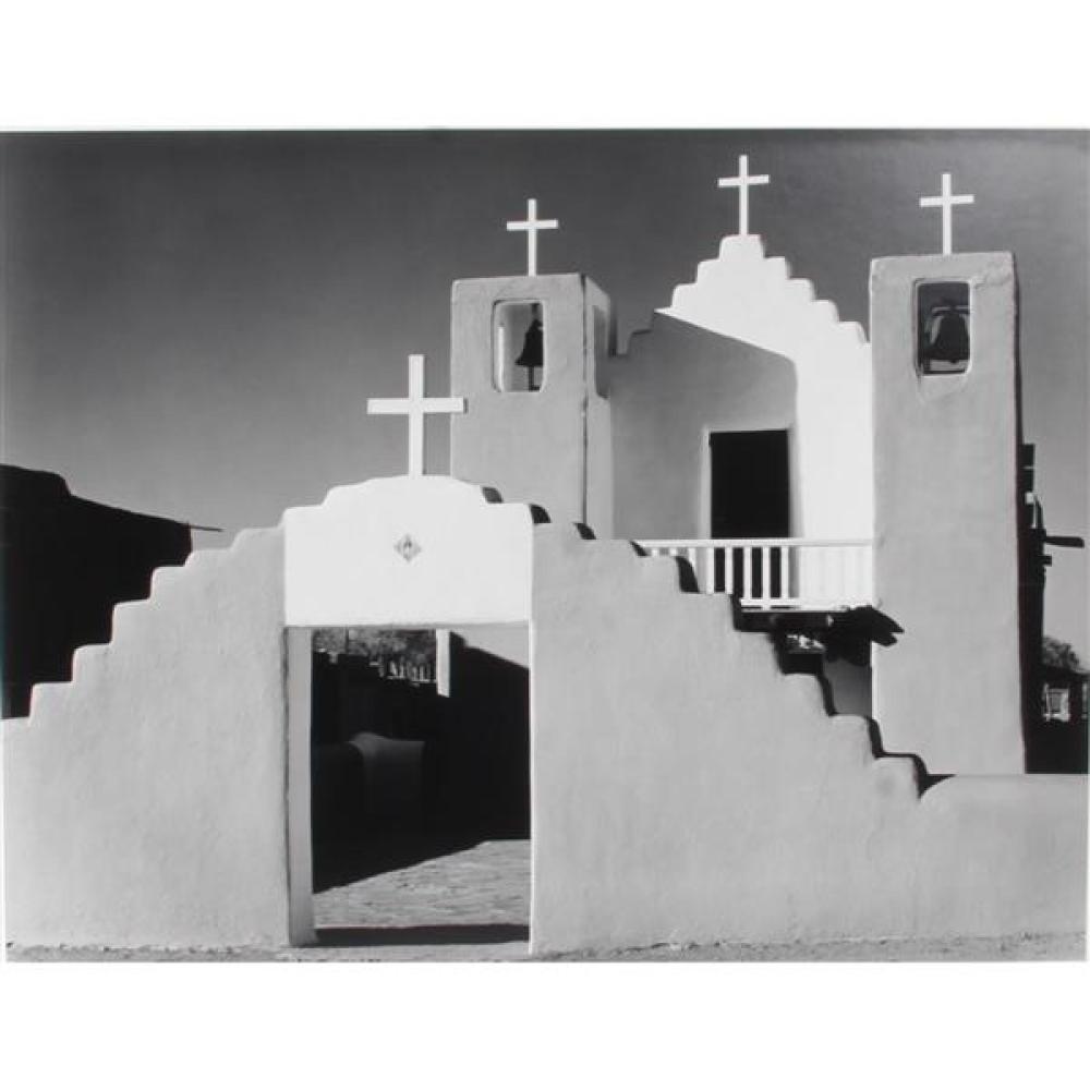 Appraisal: MORELY BAER AMERICAN - MISSION CHURCH TAOS PUEBLO N M