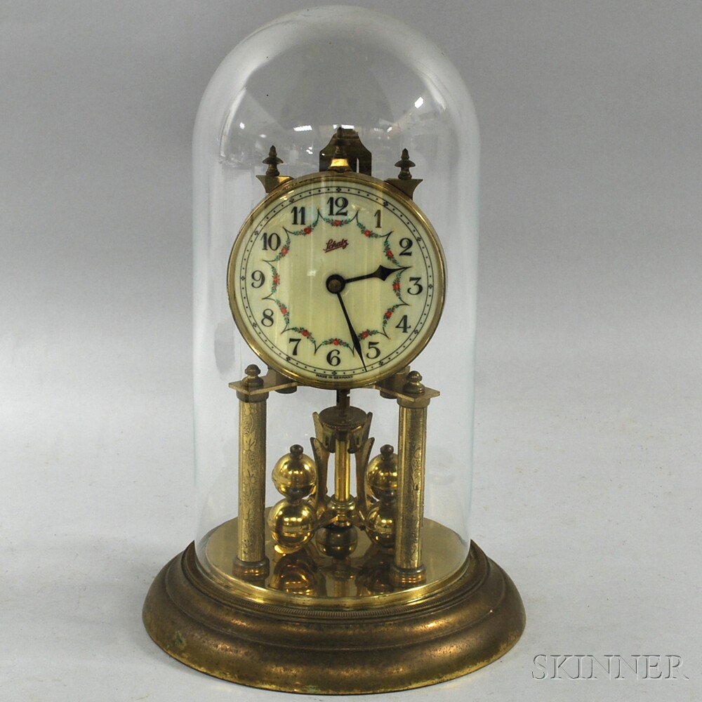 Appraisal: Brass Schatz Anniversary Clock ht in Estimate - The absence