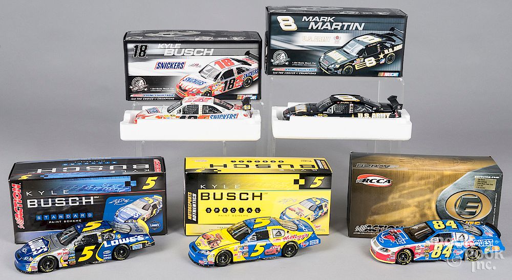 Appraisal: Six Kyle Busch Nascar die cast cars Six Kyle Busch