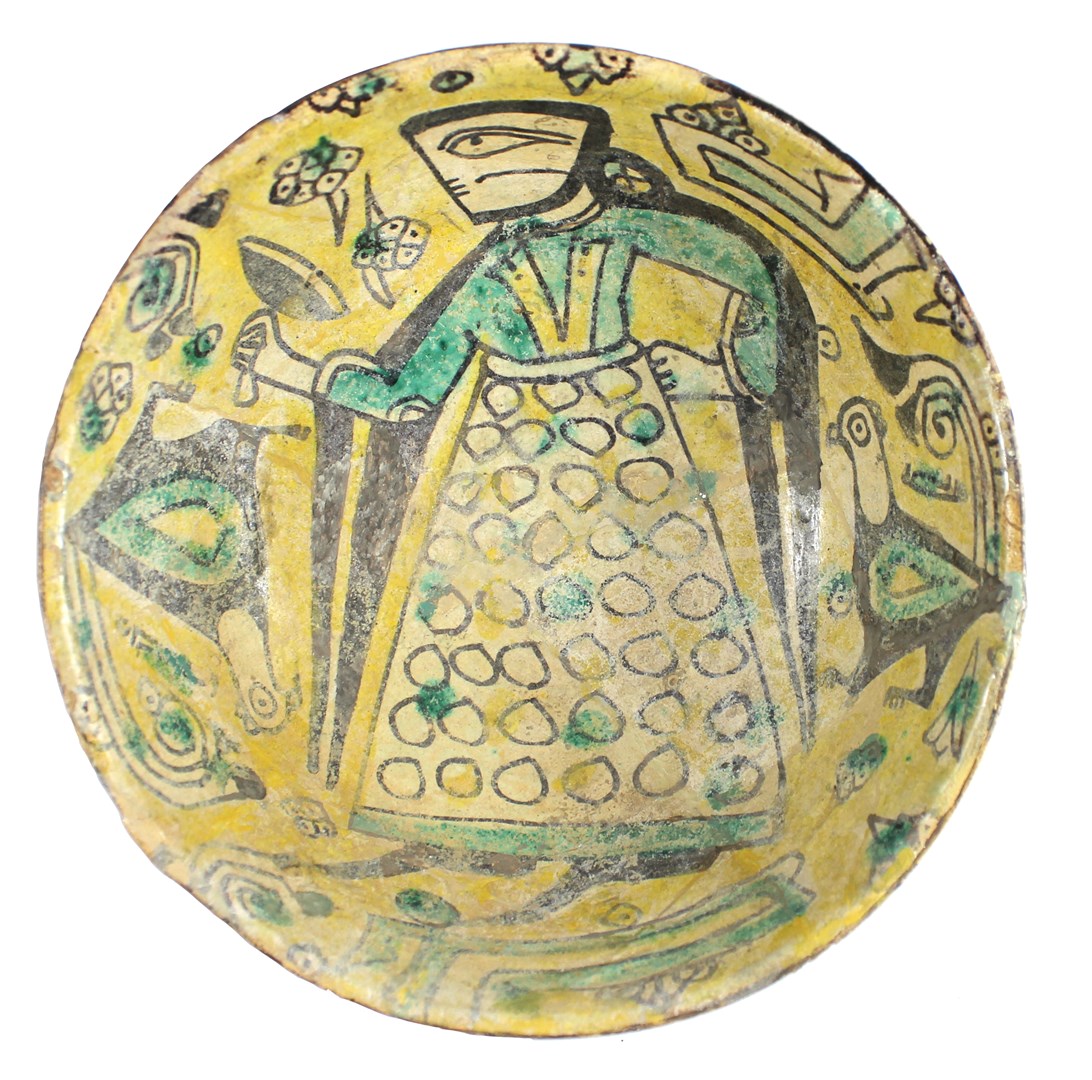 Appraisal: A Nishapur pottery bowl North East Iran th century the