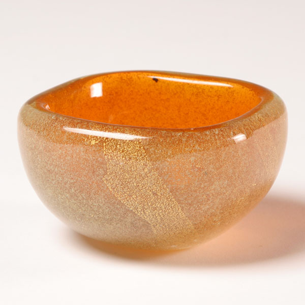 Appraisal: Venini e C bollicine bowl designed by Carlo Scarpa c