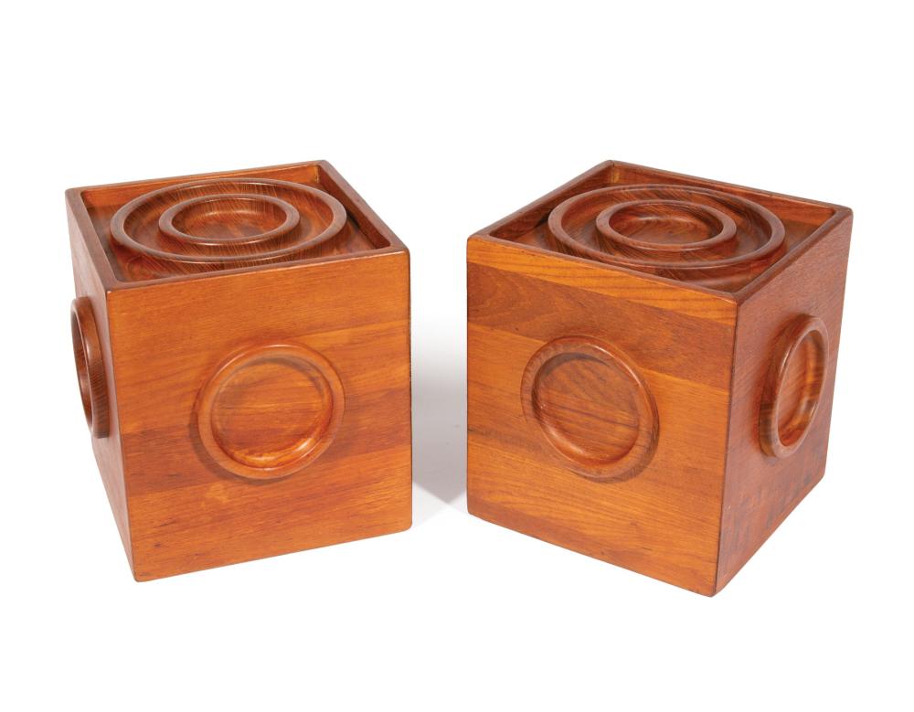 Appraisal: Pair of Jens Quistgaard Danish - for Dansk Designs Teak