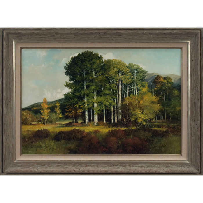 Appraisal: Earl Carpenter American b ''Summer Landscape '' c oil on