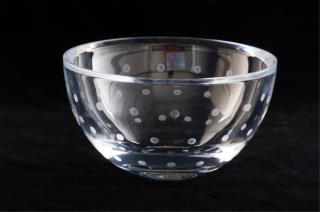 Appraisal: Kate Spade Larabee Dot Crystal Rose Bowl by Lenox Marked