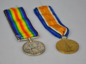 Appraisal: World War I pair of medals British War Medal and