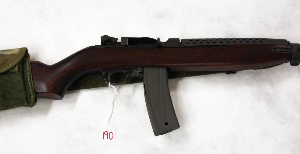 Appraisal: UNDERWOOD U S M SEMI AUTOMATIC CARBINE carbine caliber barrel