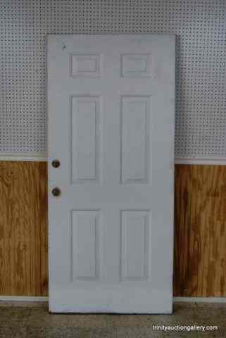 Appraisal: Metal '' Insulated Exterior DoorThis is a used metal ''