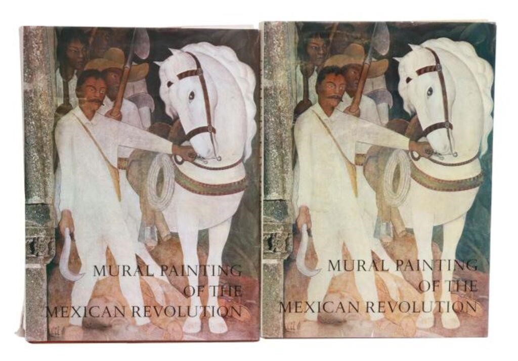 Appraisal: lot of Books Mural Painting of the Mexican Revolution text