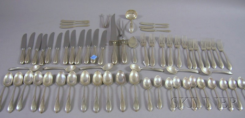 Appraisal: Concord Silver Company Sterling Silver Partial Flatware Service for Twelve