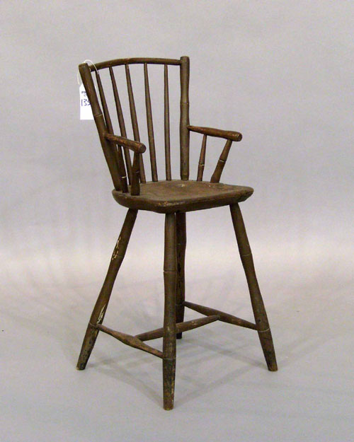 Appraisal: Windsor high chair early th c