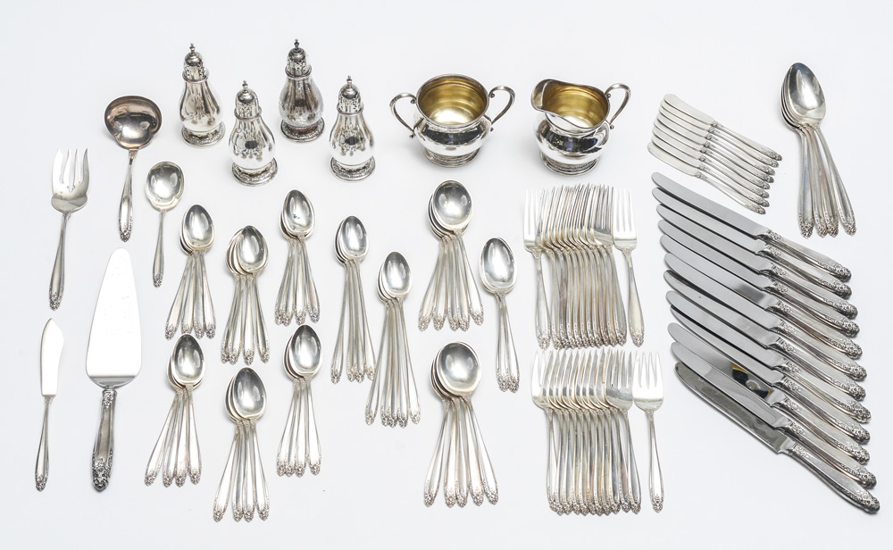 Appraisal: INTERNATIONAL PRELUDE STERLING SILVER FLATWARE Approx pieces in the ''Prelude''