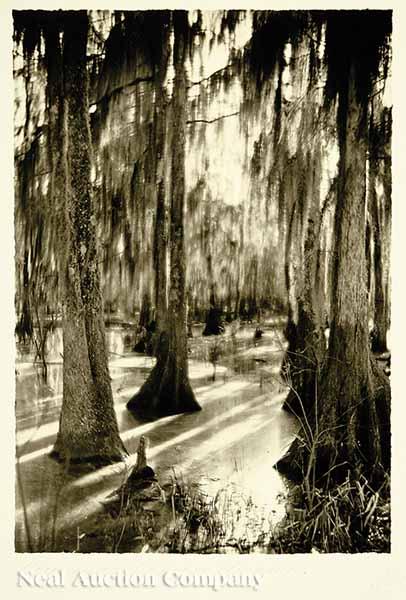 Appraisal: Eugene Delcroix American New Orleans - three silver gelatin photographs