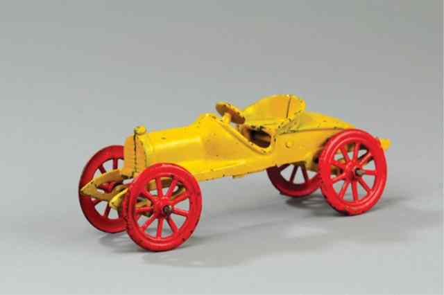 Appraisal: A C WILLIAMS EARLY OPEN RACER Cast iron painted in