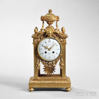 Appraisal: Lerolle Fres Ormolu Crystal Regulator Paris last quarter th century