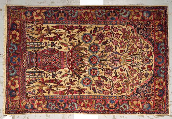 Appraisal: A Sarouk carpet Central Persia late th century size approximately