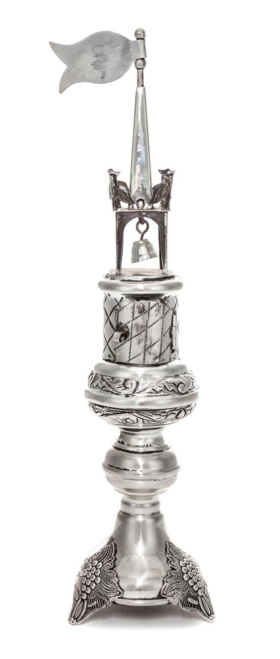 Appraisal: Sale Lot A Silver Spice Tower th Century having a