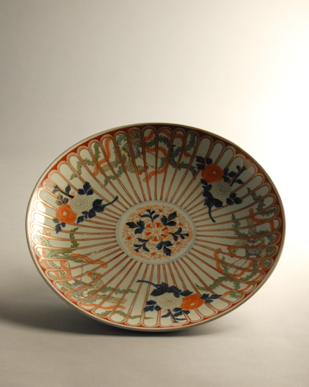 Appraisal: A Large th C Imari Charger with bird and floral