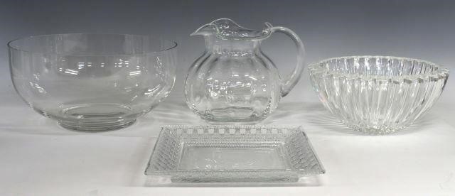 Appraisal: lot of Tiffany Co crystal giftware including Revere style footed