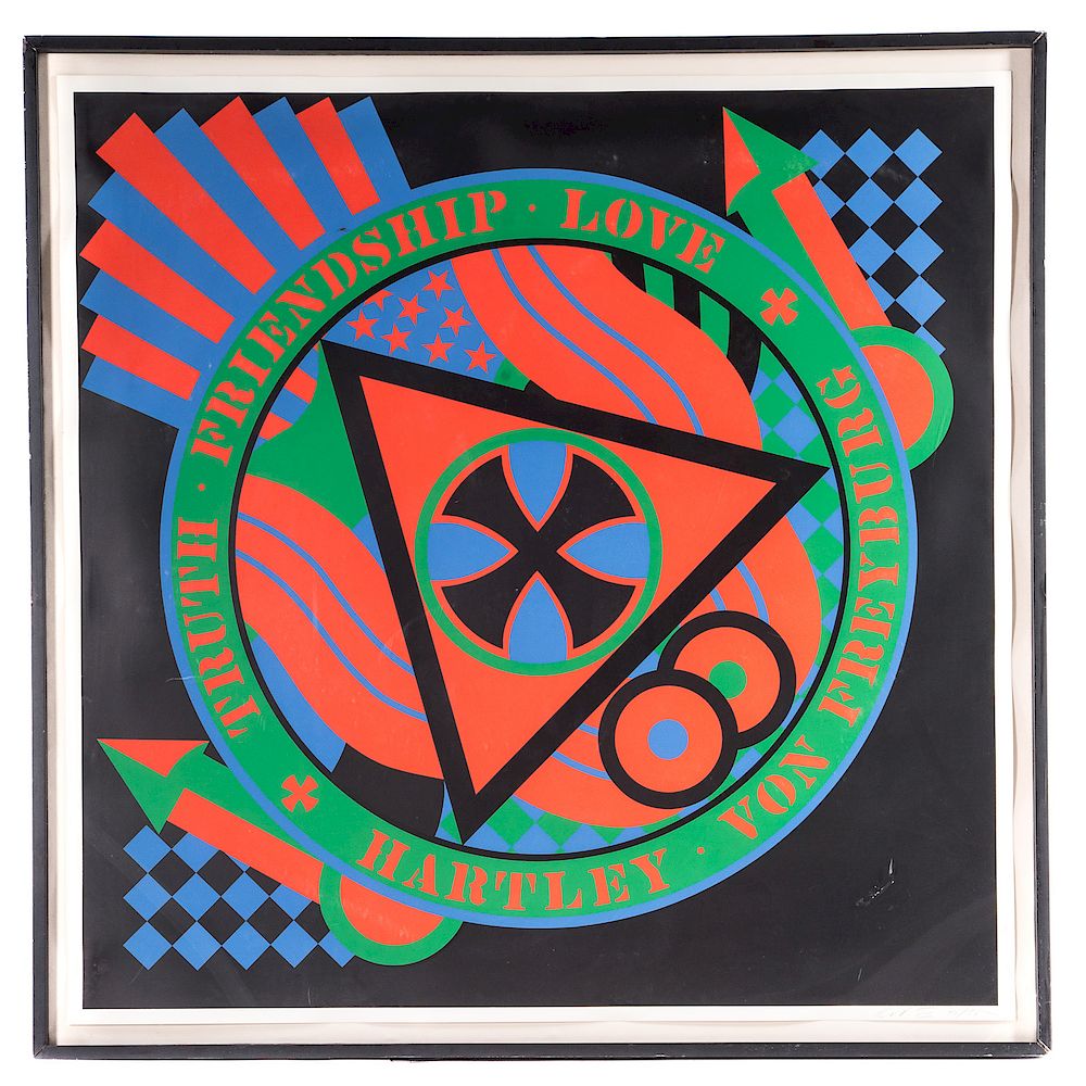 Appraisal: Robert Indiana KVF VIII color serigraph American - Ed pencil