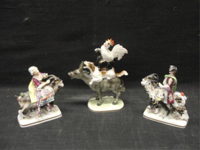 Appraisal: Lot of Porcelain Figures As is From a Patterson NY