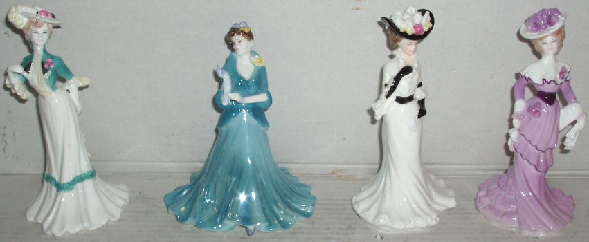 Appraisal: Coalport Figurines Lady Frances Daffodil Ball Lady Sarah Lady Rose