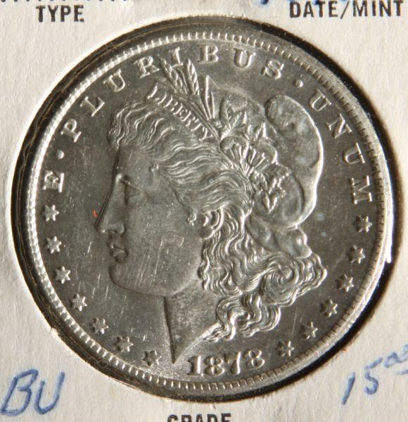 Appraisal: BU -CC Morgan Silver Dollar