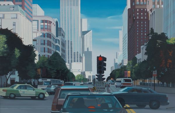 Appraisal: JON MCDONALD AMERICAN CONTEMPORARY x Chicago Oil on canvas signed